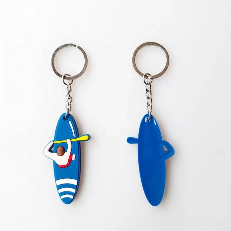 Custom 2d soft pvc keychains Personalized Soft Rubber Keyrings 3d customized Silicone Rubber Key chain