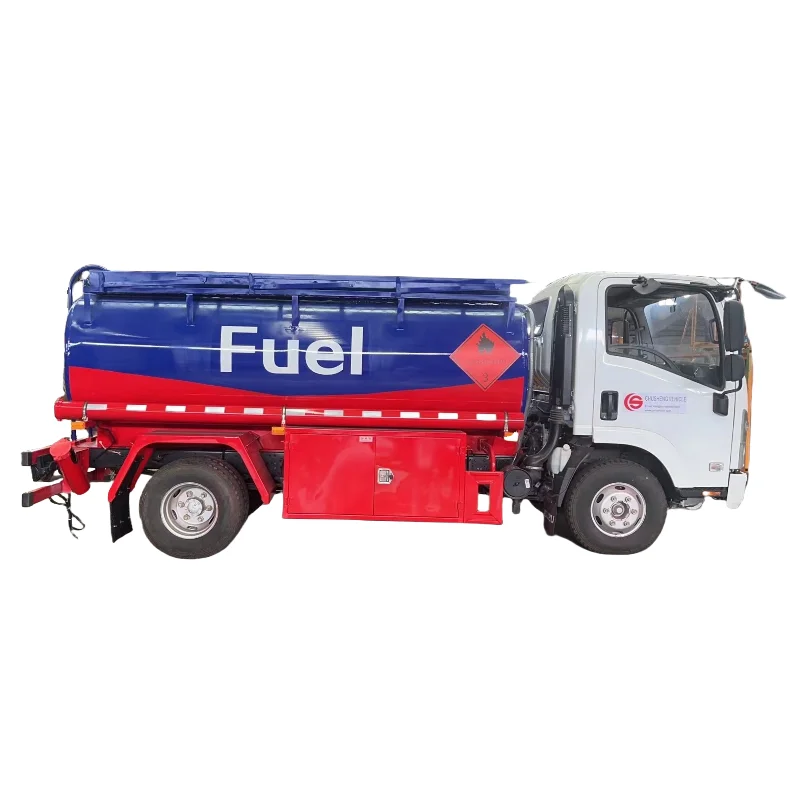 Customized Isuzu 4*2  fuel tank truck oil tank truck for oil transport