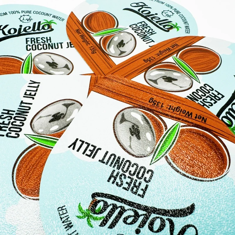 Easy Peel 95mm Heat Sealing Aluminium Foil Cover For Plastic Cup