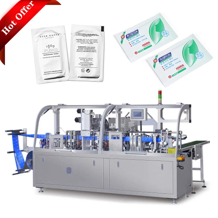High speed Price Single wet wipes machine packaging Towel Packing