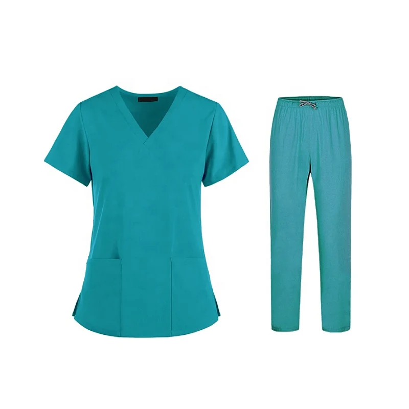 Wholesale Custom Design GECKO MASTER Nursing Short Sleeve Sets Women And Men Hospital Work Uniform Medical