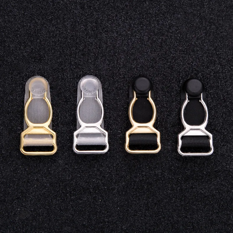 
Fashion Sexy Lingeries Accessories Silver Garter Metal Suspender Clip 