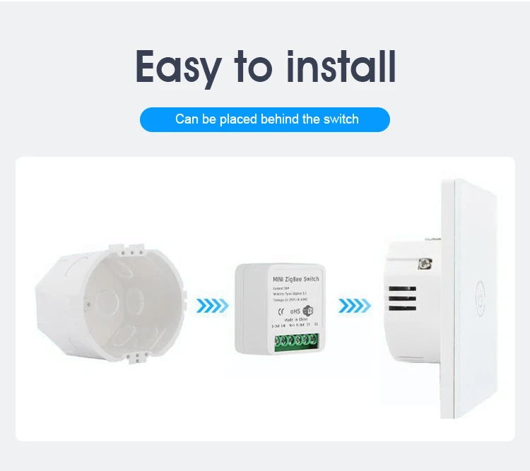 Tuya 16A Wifi Switch Mini Smart Breaker Electric for home appliances, Remote Control Works with Alexa Google DIY Home via Phone