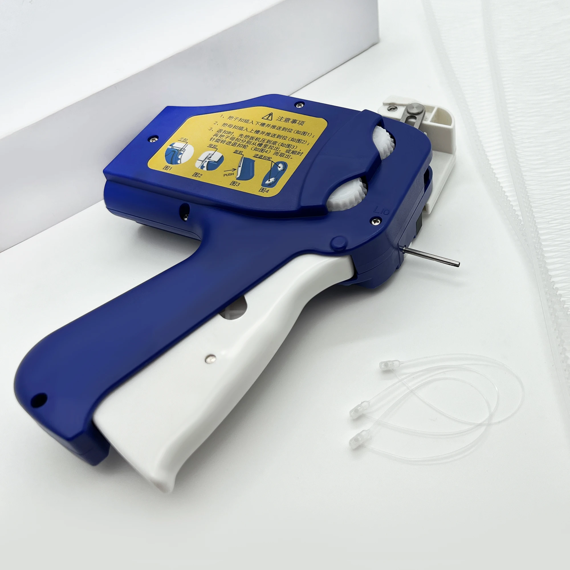 Custom Logo High Quality Loop Gun Tagging Gun for tag fastener Garment Hook Loop Hard Tag Gun