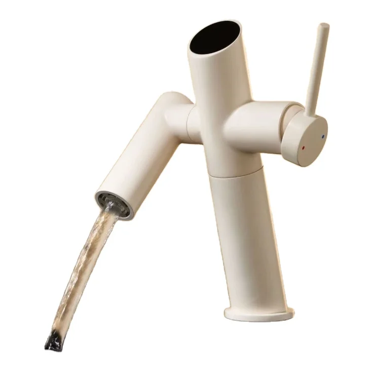 LED Digital Display Bathroom Faucet Mixer Luxury Cold and Hot Brass Basin Type with Ceramic Counter top for Gym Wash Basin