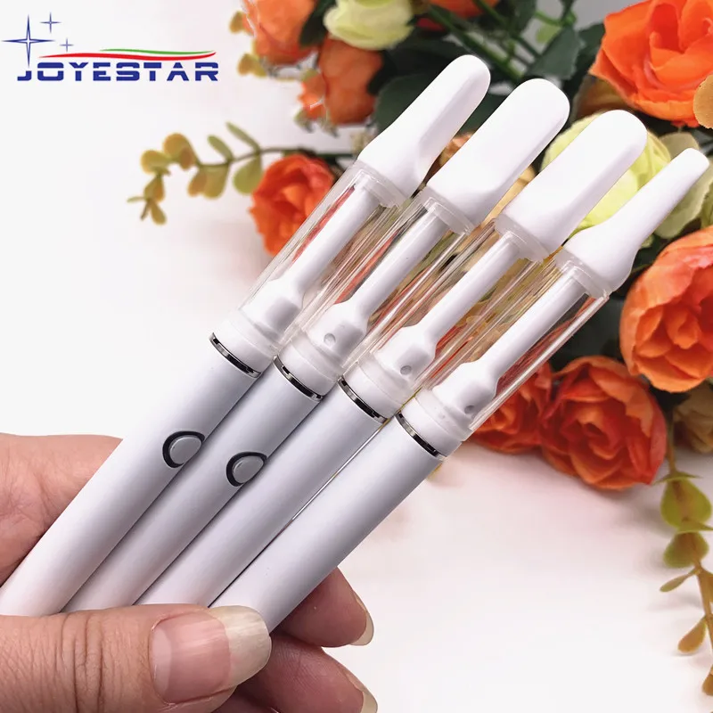 
Leakproof 510 ceramic cbd oil vape pen 0.5ml 1ml empty refillable good taste cbd oil vape pen 