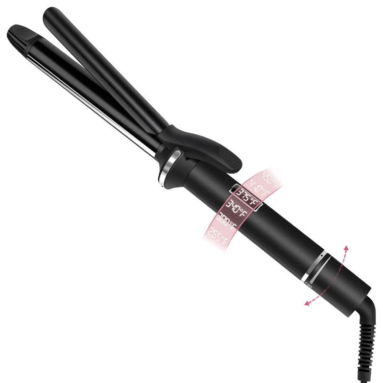
Ceramic long barrel curling iron for all hair types 