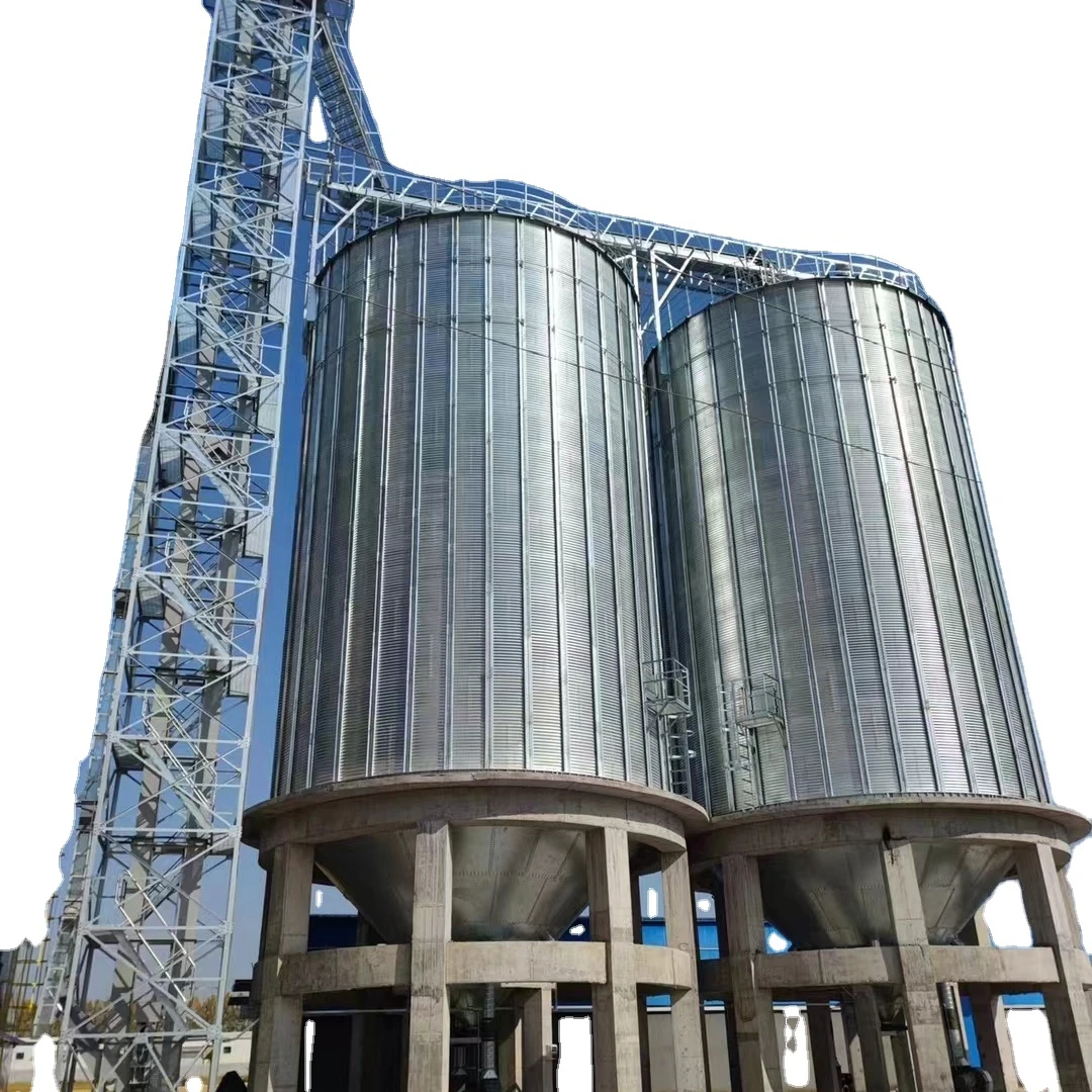 Used tank silo for wood pellet customized maize soya paddy wheat coffee bean grain bins