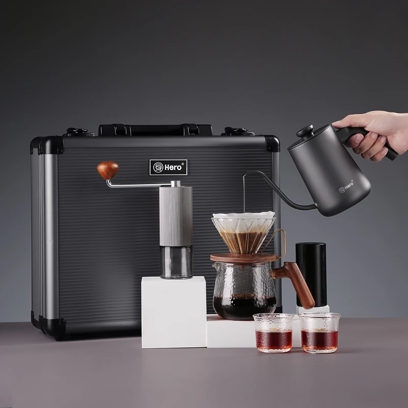 Хит продаж 2022 набор для приготовления кофе V60 инструменты бариста подарочный дорожный