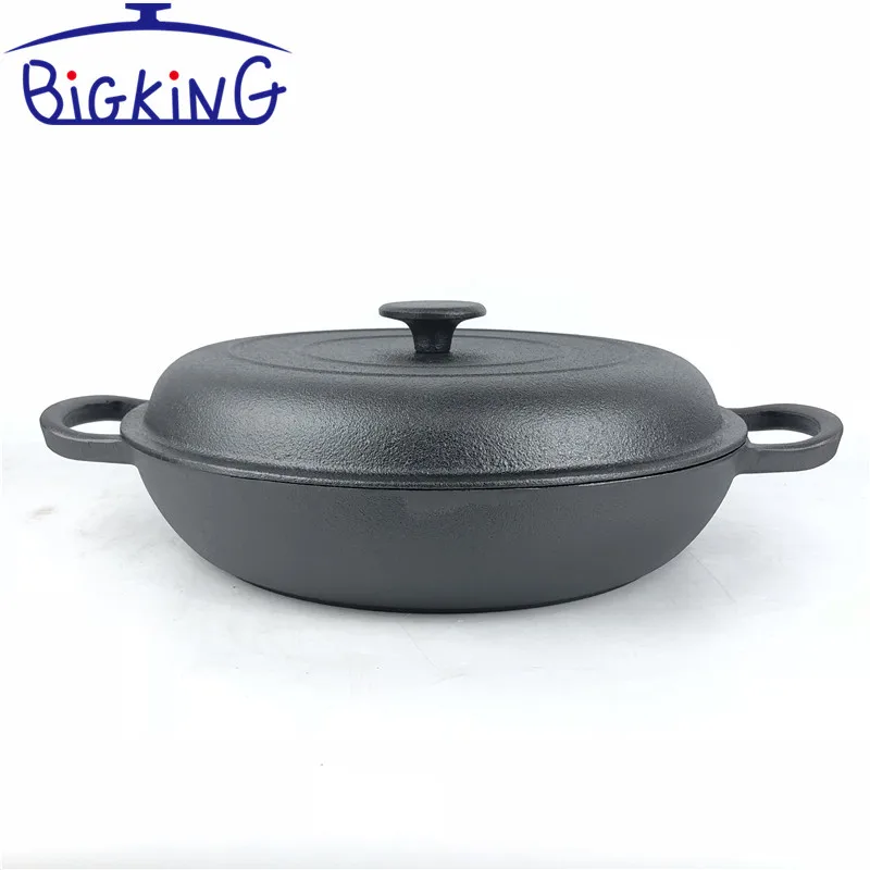 Enameled Cast Iron Casserole Braise - Pan with Cover