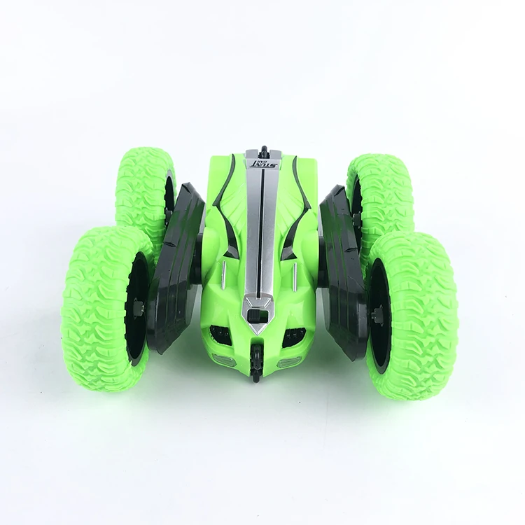 China Manufactory Kids Cool 2.4G Retro Double Sided Car Toy Remote 360 Degree Rotating Off-Road Rc Stunt Car
