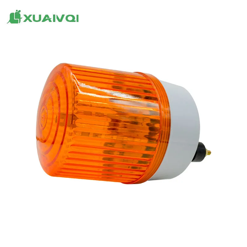 Waterproof LED Stroboscopic Warning Beacon Red Flashing Warning Light  220V