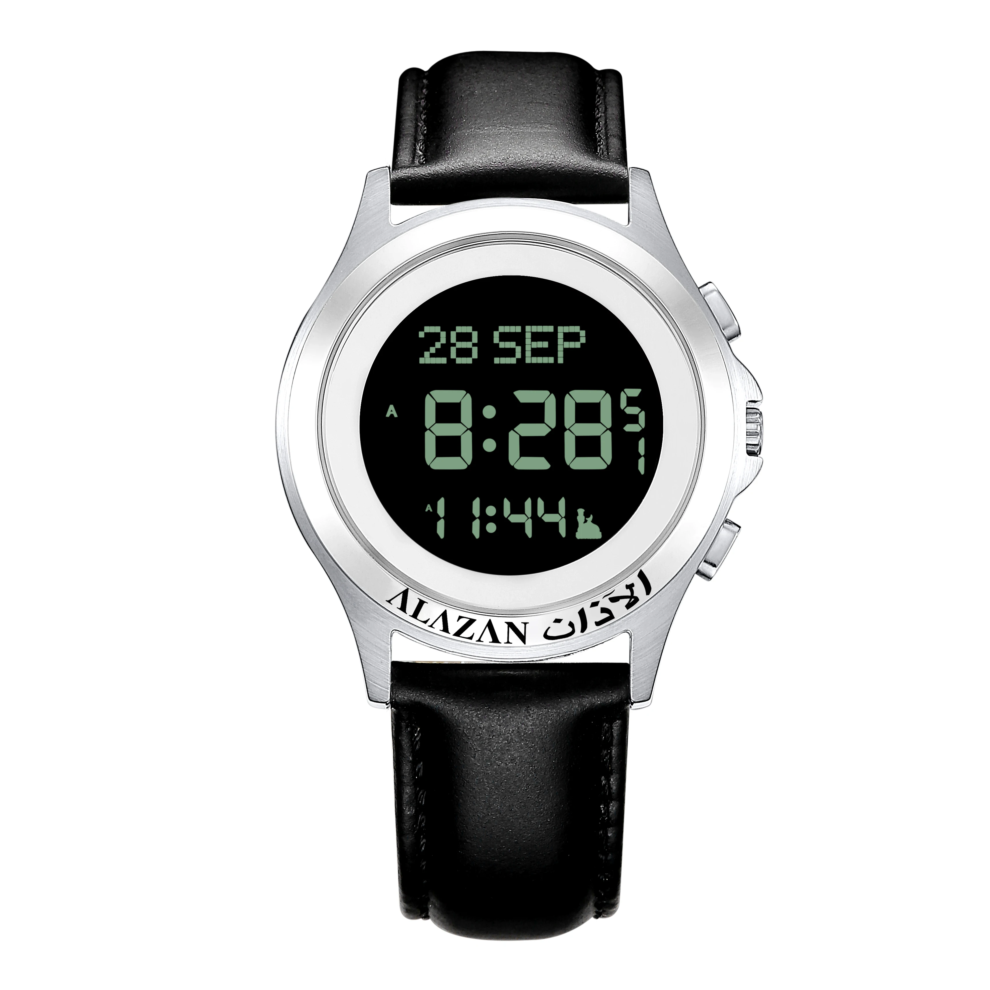 Factory manufacture Prayer times  azan watch arabic muslim prayer compass watch azan wrist watch digital