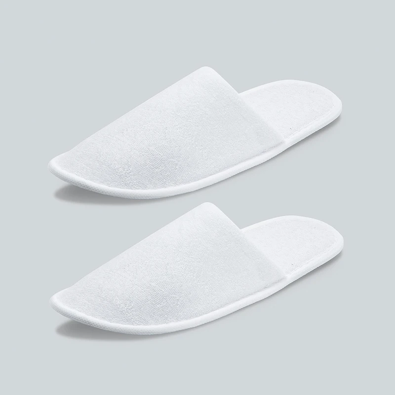 Guangzhou Factory Custom Logo Unisex Hotel Amenities Disposable Slippers