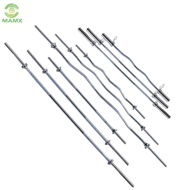 Top grade  barbell harden chrome barbell bar with needle bearing and copper sheathing