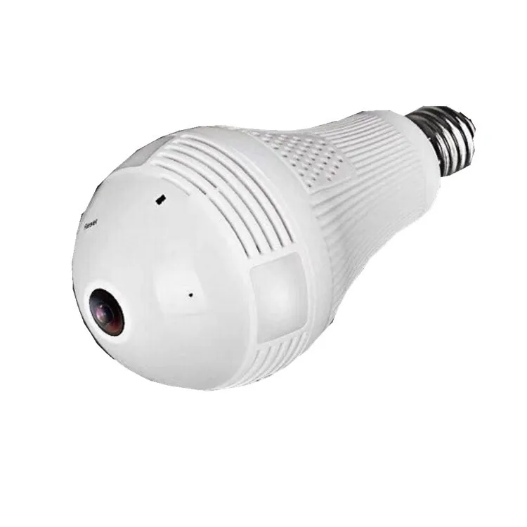 Высокая производительность Панорамное Обнаружение движения 360 градусов Wifi наружная лампа безопасности IP камера