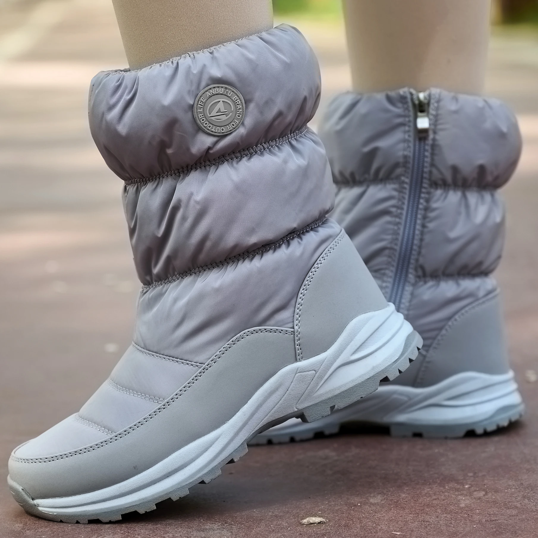 Wholesale Lightweight Unisex Breathable Winter Boots In Stock Classic Soft Warm Waterproof Casual Snow Boots