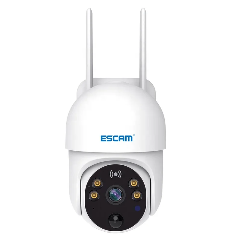 ESCAM QF255 2MP PIR human body detection WIFI connection   cloud storage intelligent dual-light source night vision camera