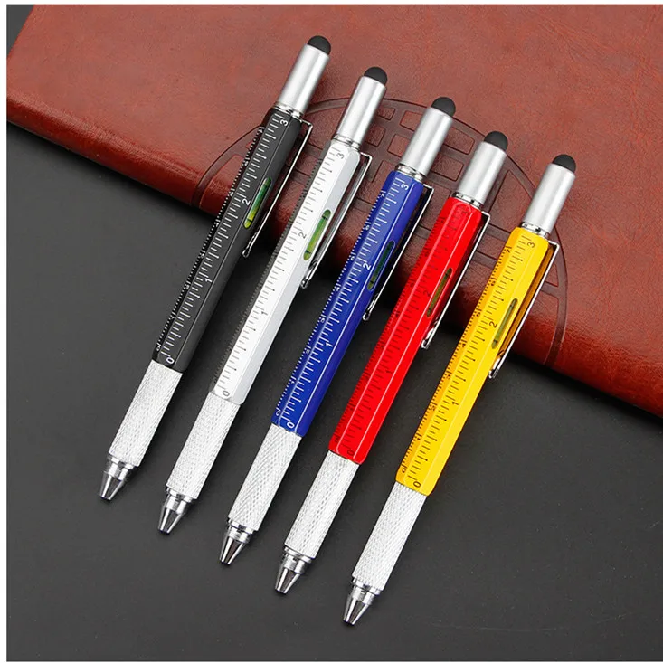 promotional 5 in 1 multifunction tool pen