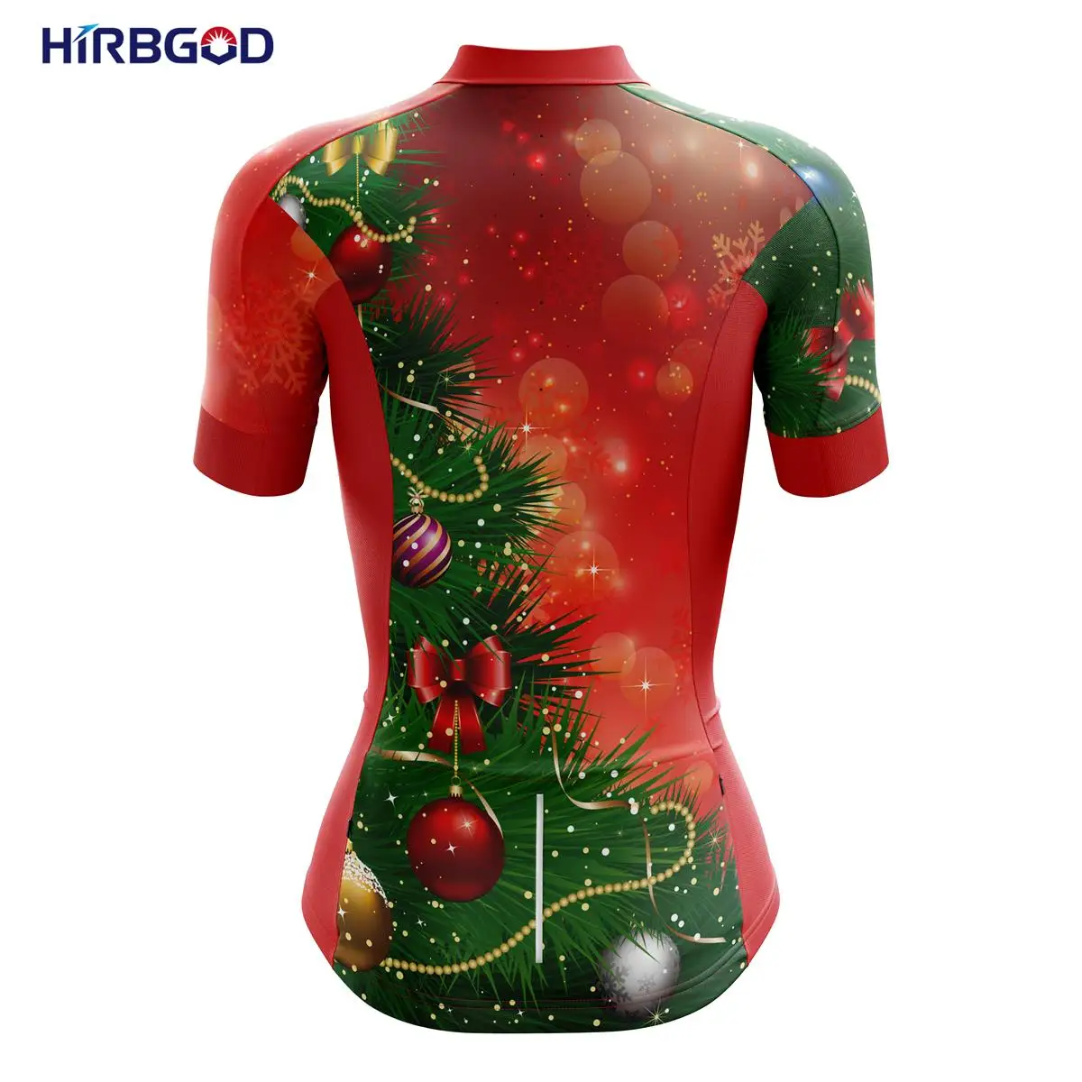 HIRBGOD Womens Summer Coolmax Cycling Jersey Gradient Color Cyclist Shirt Design Full Zipper Bike Jersey Bicycle Clothing