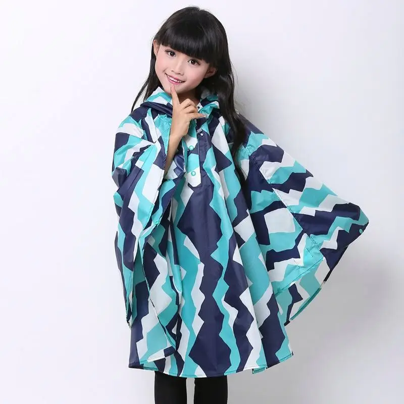 Raincoat Rainwear Superhero Poncho Rain Coat & Girls Waterproof Kids Boys 190T Nylon Fabric for Adults Single-person Rainwear