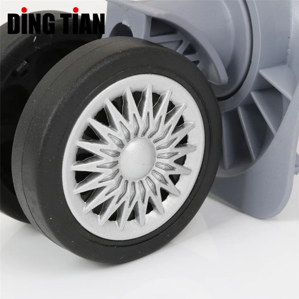 Wholesale New PP Plastic Material Spinner Wheel Suitcase Universal Rotative Travel Luggage Accessories Semi-Products SKD