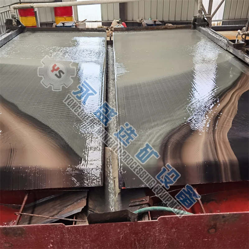 6S beneficiation gold shaking table machine separator with high recovery separating fine gold in sand gold and ore mud