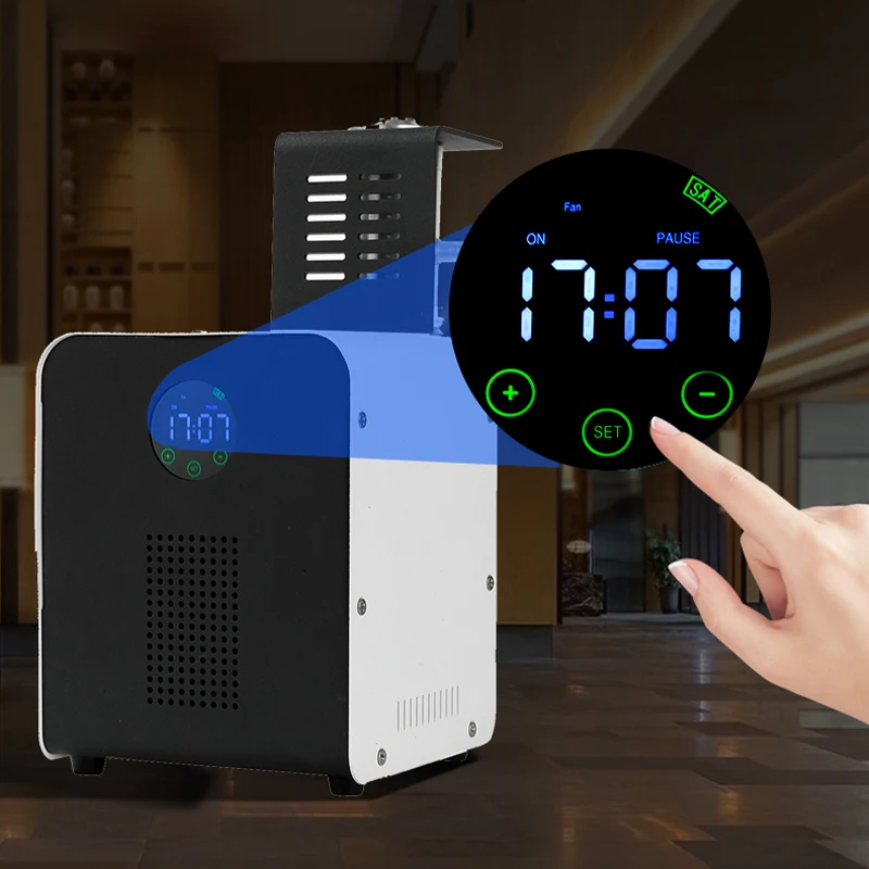 NEWIND Commercial Household Liquid Crystal Display Intelligent Control Pressure Atomization Essential Oil Diffuser