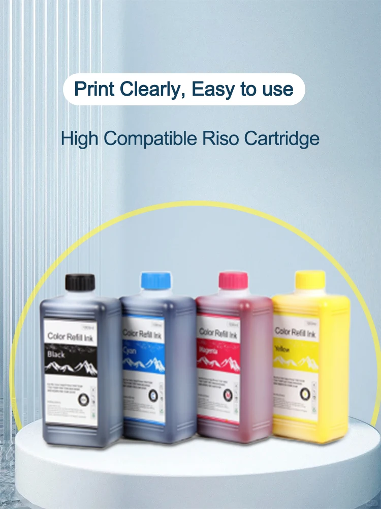 Cyan пурпурный желтый черный заправка чернил для принтера серии Riso Comcolor HC5000/5500/5000R/5500R