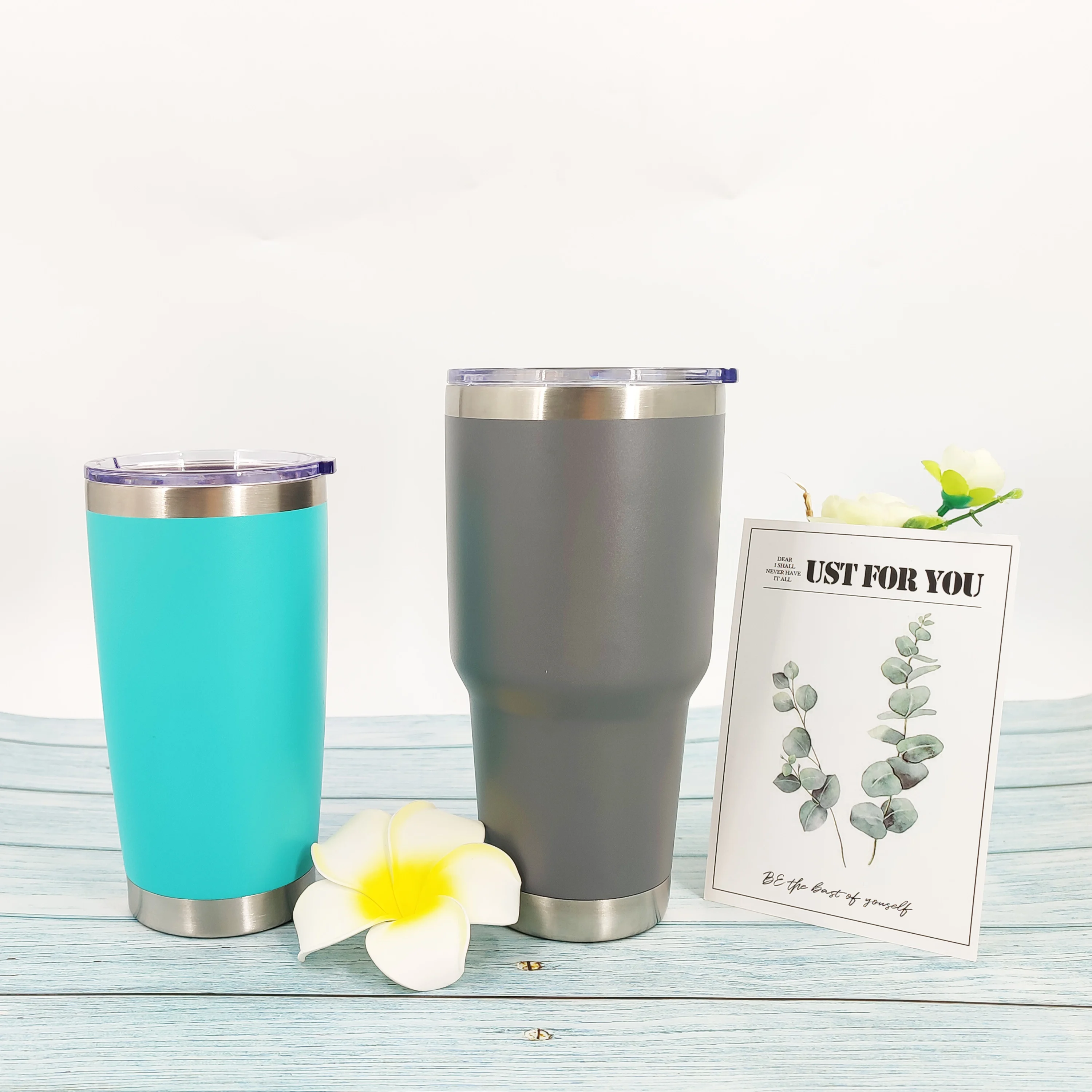 China Factory Supplied Top Quality Round Tumbler Stone Skinny Tumblers 12 Oz Steel Matching Straw With Factory Direct Sale Price