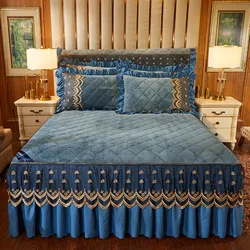 Корейская постельная юбка KAERFU, Красные Свадебные постельные принадлежности, юбки и подушки