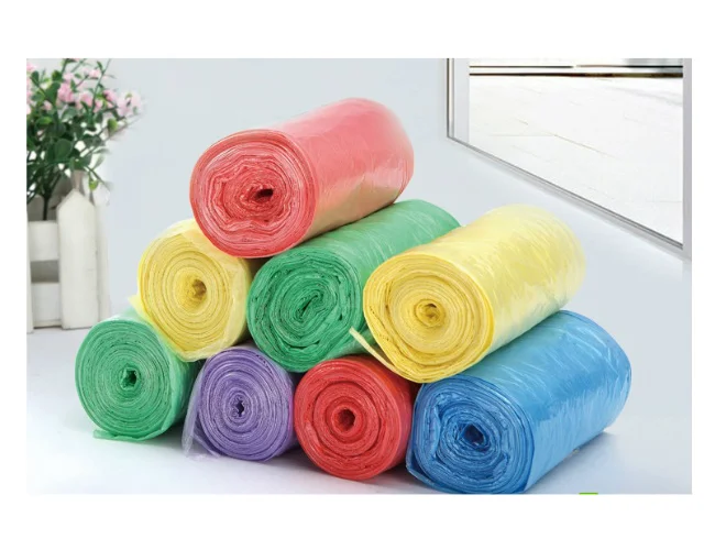 Garbage Bag Thick Only a Household Black Point Tearing Type Roll Packing Disposable Medium Plastic Bag