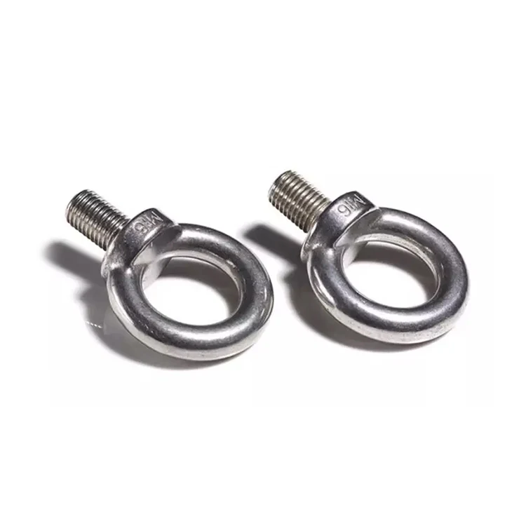 Hot Sale Stainless Steel Eye Bolt Screw Rings Round Bolt Manufacturer M12 M10