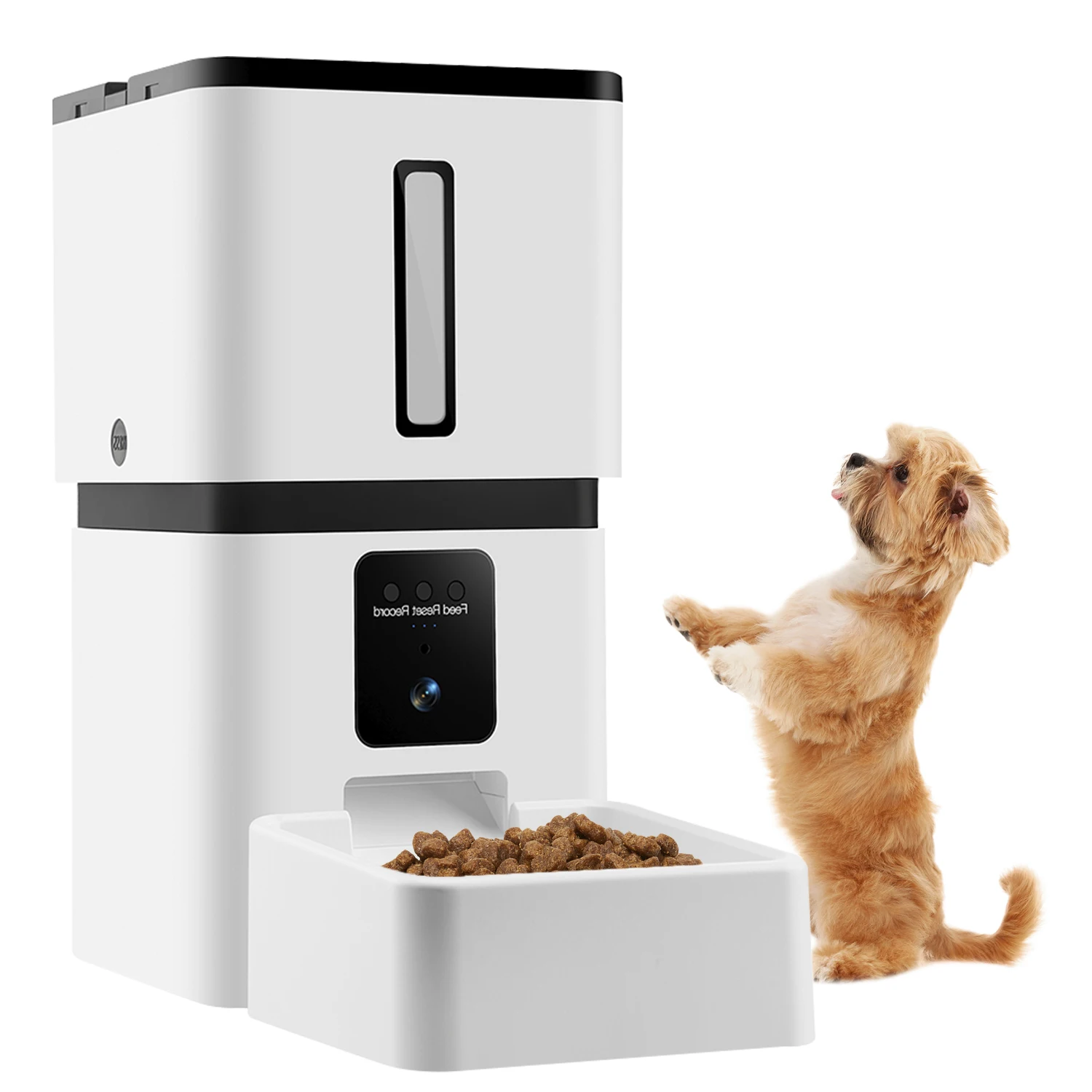 Hot selling food dispenser phone app remote control smart wifi pet feeder