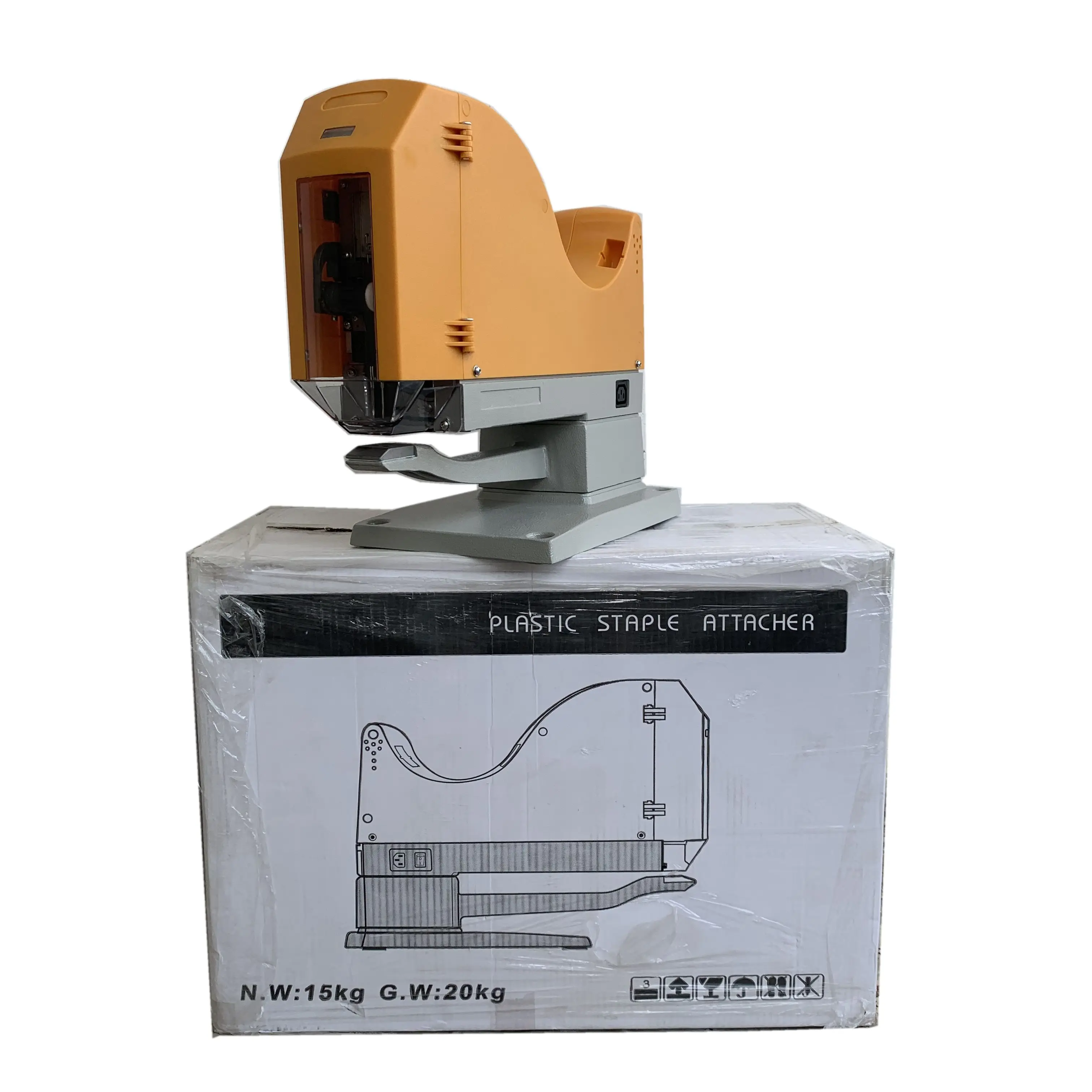 Booster OEM Socks Machine China Tag Attacher Cylinder Automatic Parts Clothes Tagging Sock Plastic Staple Machine