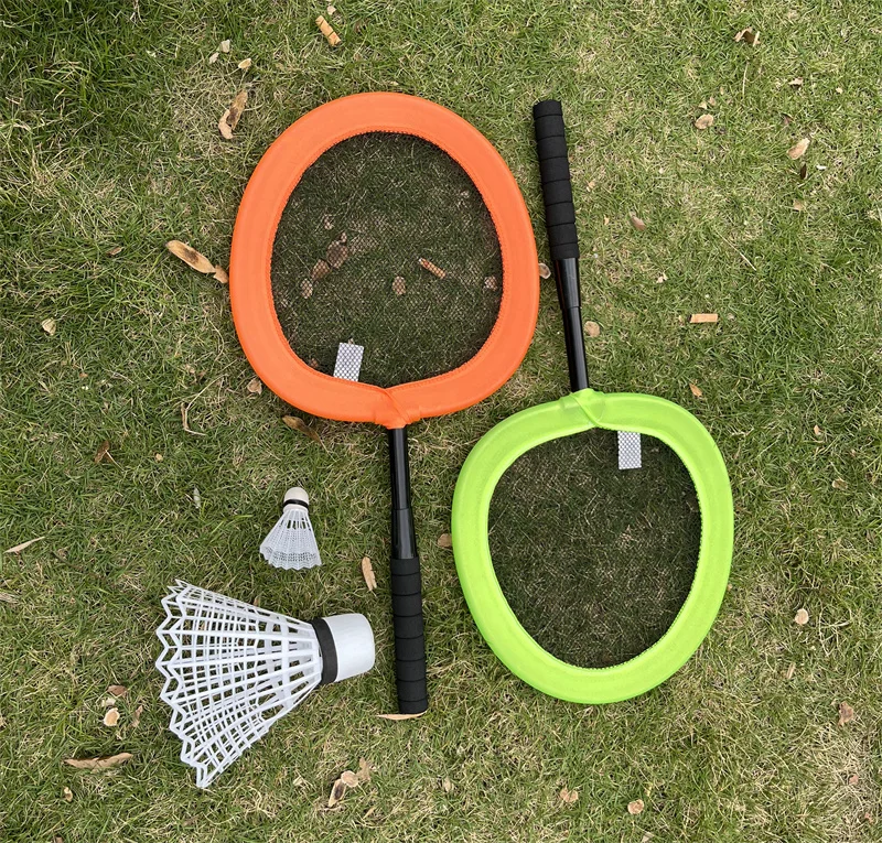 Summer game Colorful sport Game Play Set Outdoor toy tennis Super big size badminton beach paddles racket for kids net Package