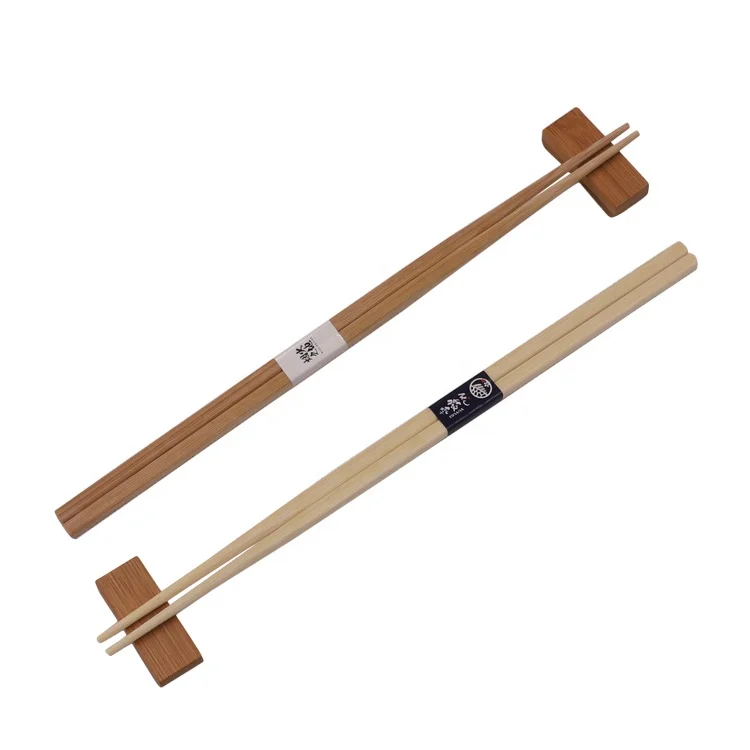 High Quality Custom Engraved Reusable Sushi Chopstick Bulk Japanese Style Bamboo Wooden Craft Chopsticks