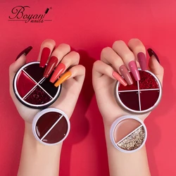 Professional customization all the colors cream pudding nail art gel colors solid cream nail gel polish