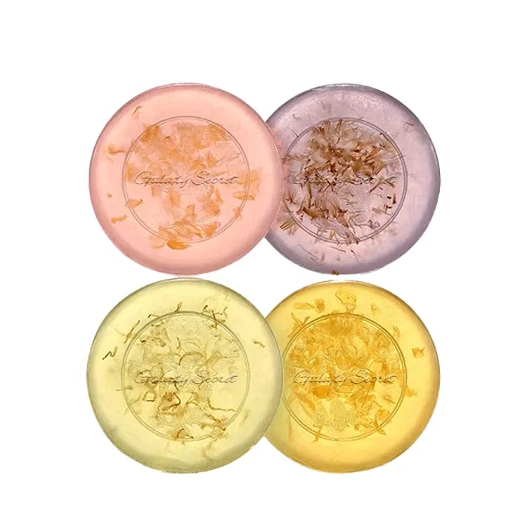 OEM Private Label Toilet Soap Natural Flower Petal and Essential Oils Handmade Soap for Women and Men