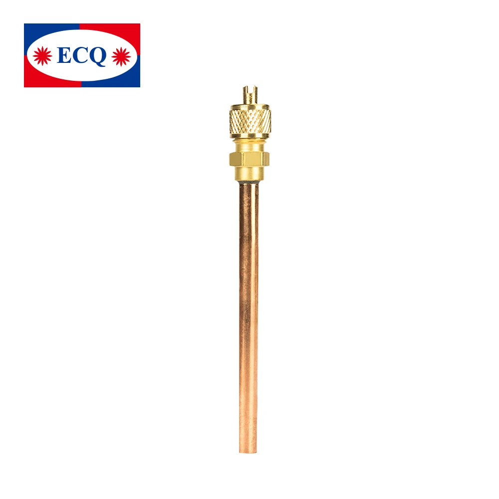 1/4 дюймов холодильные запасные части доступ к меди/зарядки/игольчатый клапан без обратный клапан