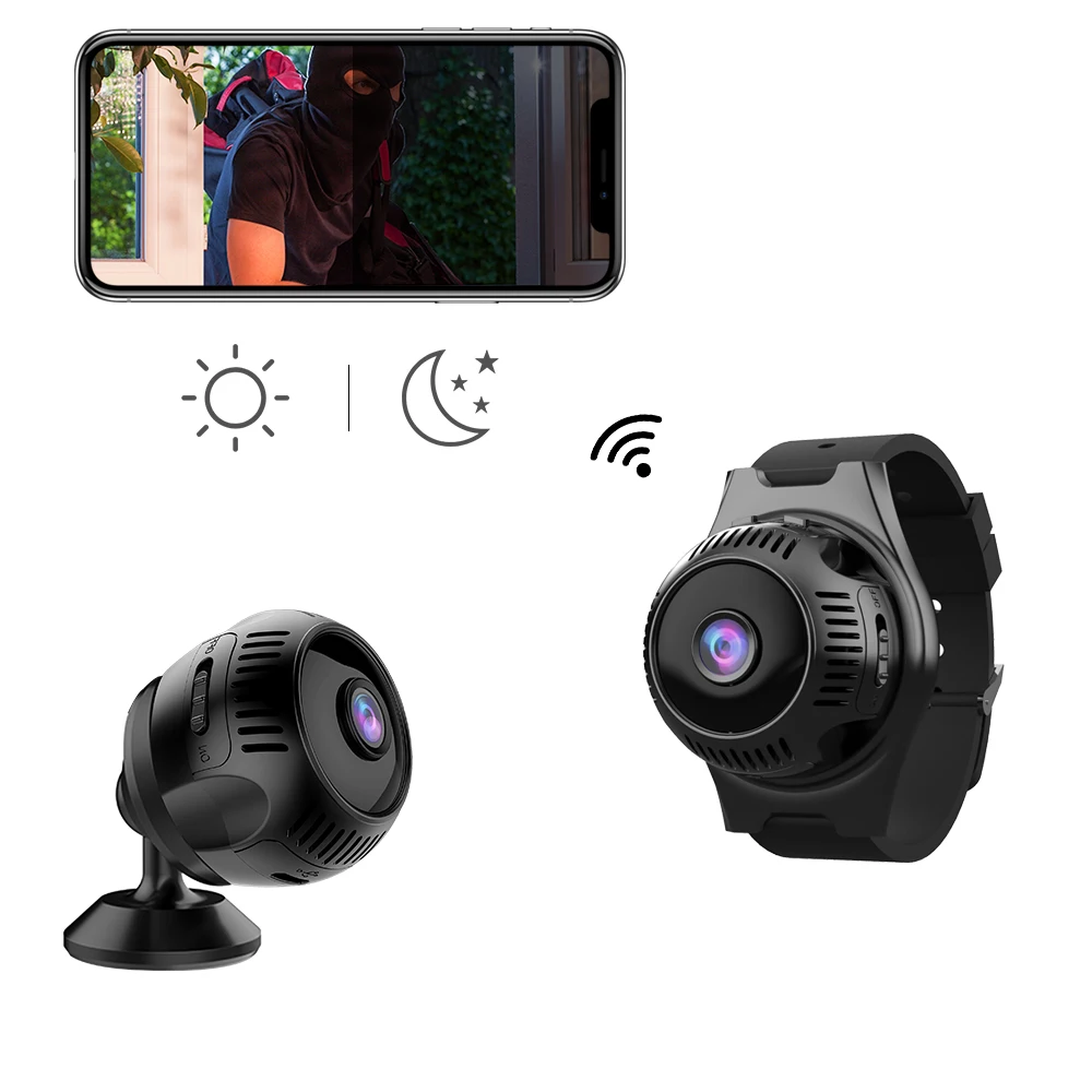 
New arrival bracelet action video camera wifi 1080P mini camera night vision 