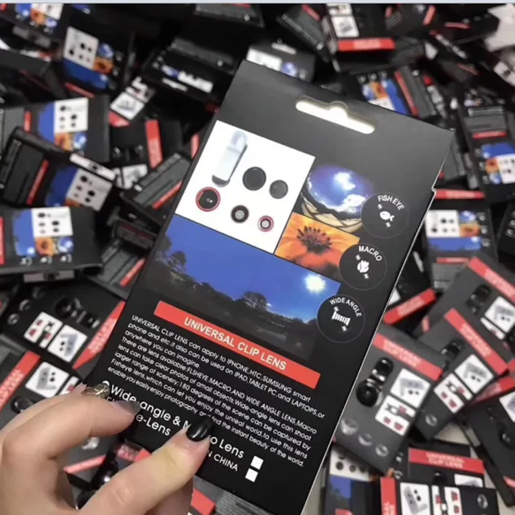 Portable camera lens kit 3 in 1 fish eye lens with 0.67x wide angle