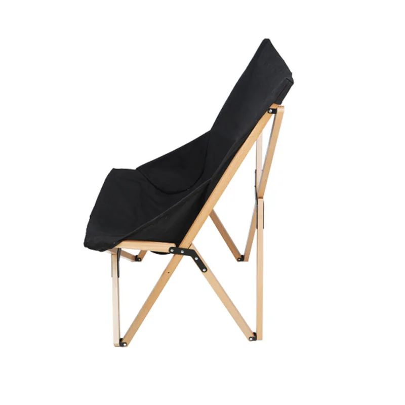 luxury camping furniture wood print folding  chair Aluminum frame chair garden picnic chair