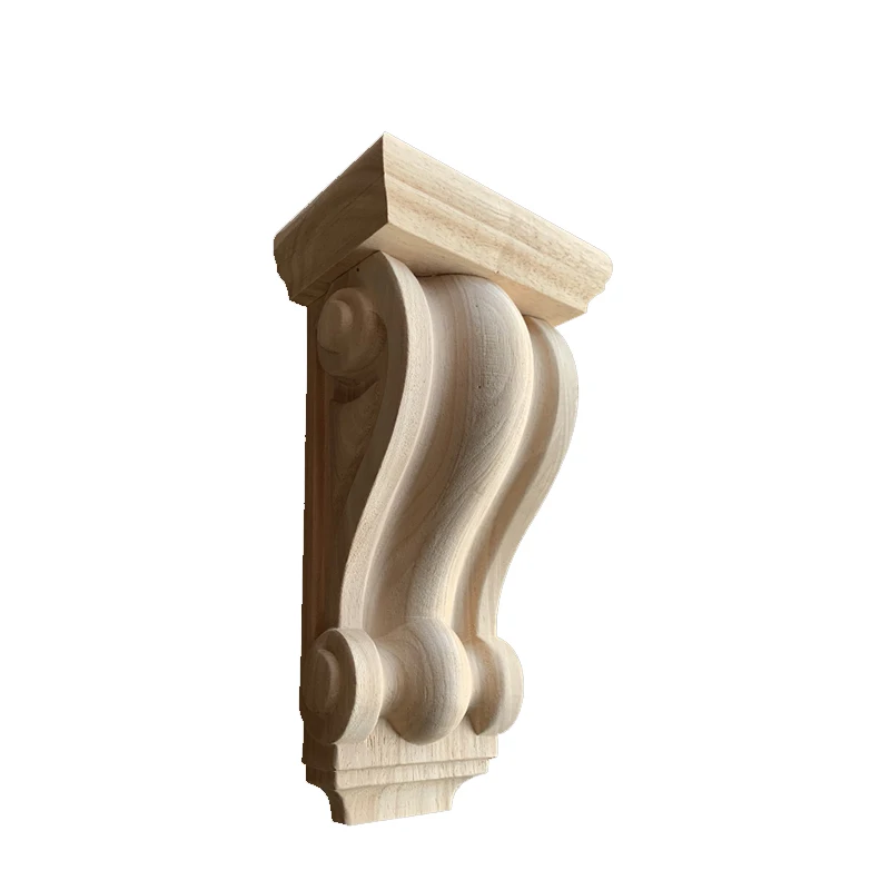Home Interior Designed Wooden Corbels  Solid Wood Onlays And Appliques 3D for wall and Furnitures Corbels panel
