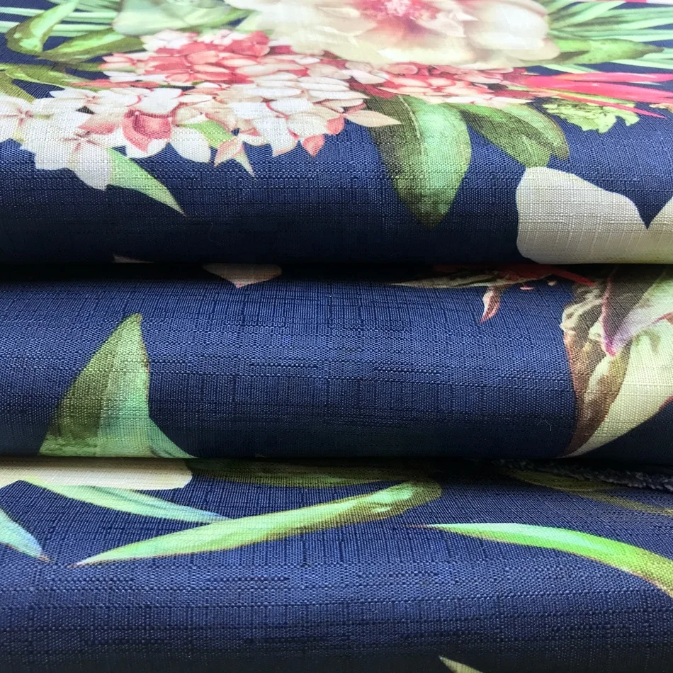 Real Silk Satin Cheongsam Shirt Dress Mulberry Silk Silk Fabric High-end Digital Printing 19mm 38 Brocade Fabric 100% Polyester