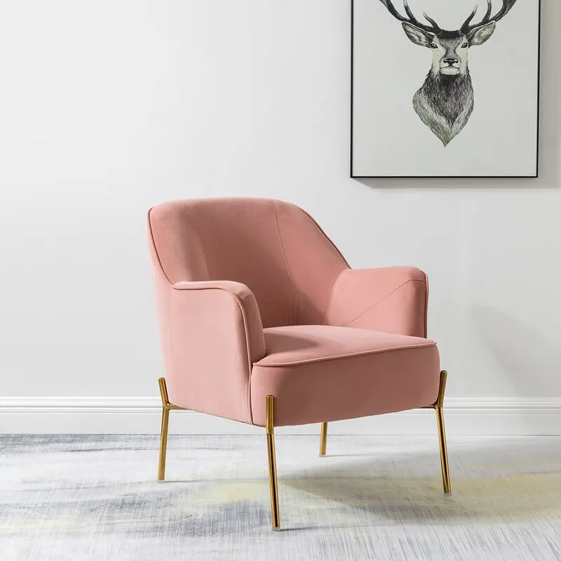 High Back Yellow Purple Tufted Accent Armchair le Corbusier French Indoor Hotel Chaise Lounge Chair Relax Nordic Leisure Chair