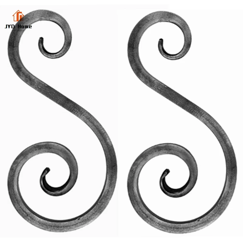 JYD Ornamental Wrought Iron S Scrolls For Fence Gate Decoration