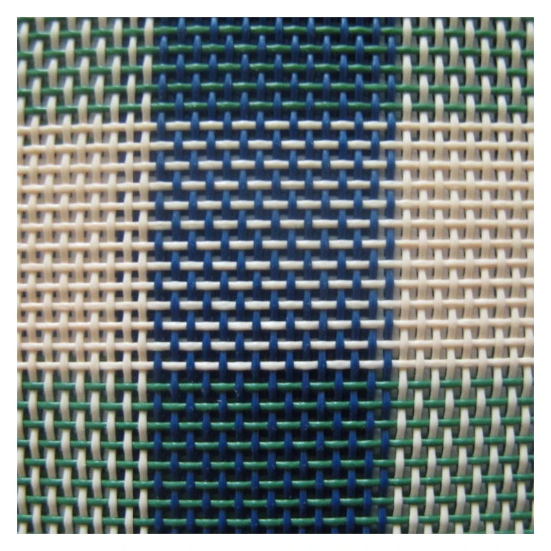 Hot Selling Heat Insulation Outdoor Furniture Placemat Material PVC Mesh Woven Vinyl Fabric