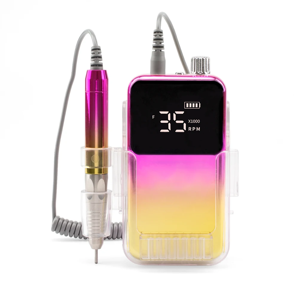 2023 Misbeauty New Ultra Smmoth Brushless Motor Handle Cordless Rechargeable nail drill 85w machine