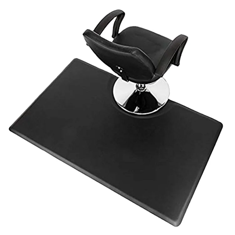 Barber chair PU anti-slip mat anti-fatigue decompression foot mat barber special hair salon floor mat